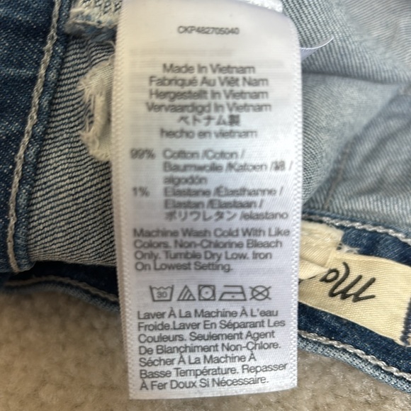 EUC Madewell High Rise Blue Jean Sailor Shorts - Picture 5 of 5